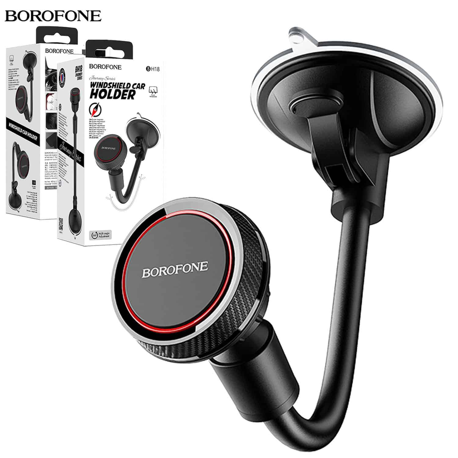 Borofone BH18 Journey Series Windshield Magnetic Car Mount Mobile Phone Holder Borofone BH18 Journey Series Windshield Magnetic Car Mount Mobile Phone Holder